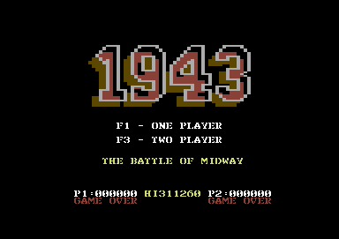 1943: The Battle of Midway screenshot 3 for Commodore 64